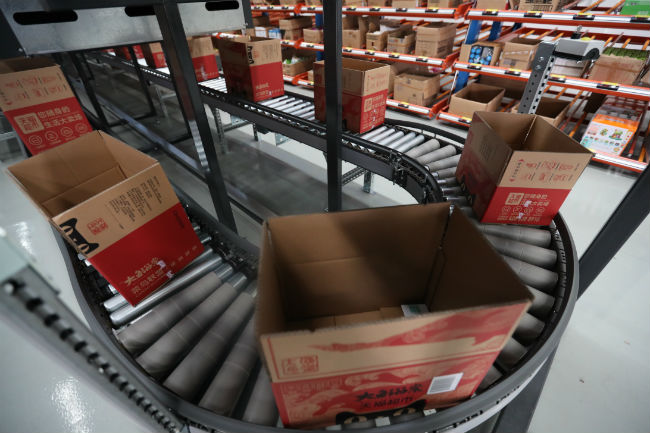 国内最智能仓储开仓 天猫超市当日妥投率达99