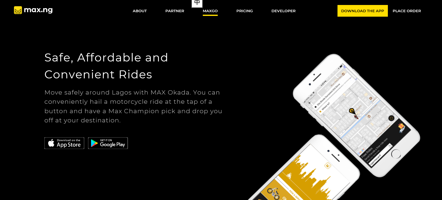 托亚创立的公司Max主页